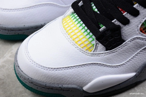 AQ9129-100 Green AQ9129-100 Retro Rasta 4 Jordan Lucid 0121